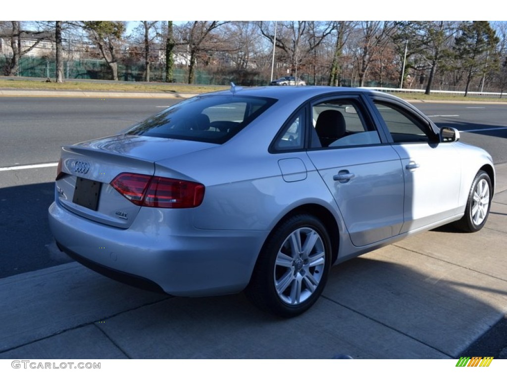 2010 A4 2.0T quattro Sedan - Ice Silver Metallic / Black photo #5