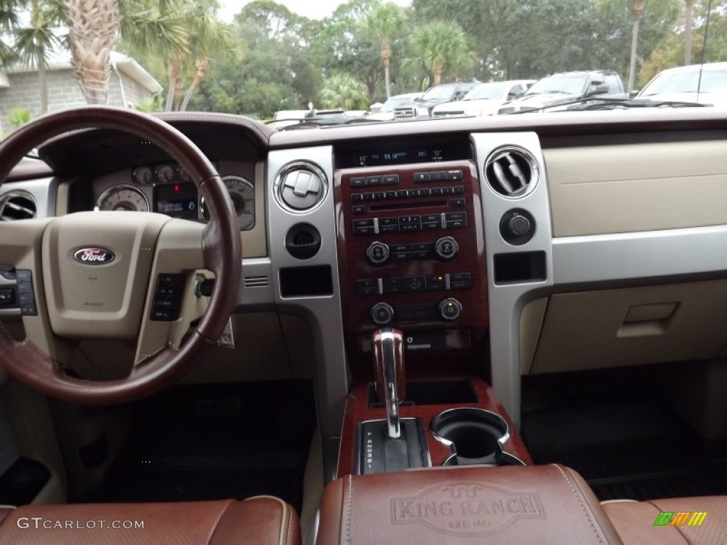 2009 Ford F150 King Ranch SuperCrew Chaparral Leather/Camel Dashboard Photo #58916444