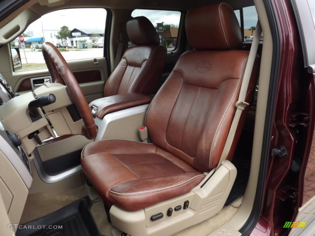 Chaparral Leather/Camel Interior 2009 Ford F150 King Ranch SuperCrew Photo #58916471