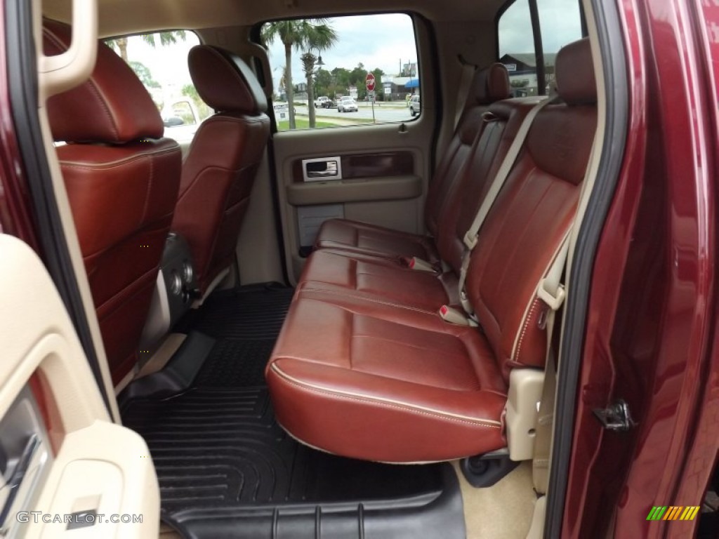 Chaparral Leather/Camel Interior 2009 Ford F150 King Ranch SuperCrew Photo #58916480