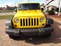 2009 Detonator Yellow Jeep Wrangler Unlimited X 4x4  photo #2