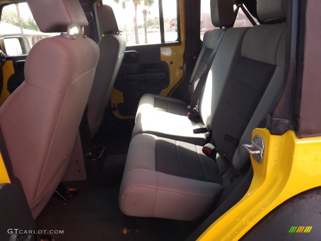 2009 Wrangler Unlimited X 4x4 - Detonator Yellow / Dark Slate Gray/Medium Slate Gray photo #14