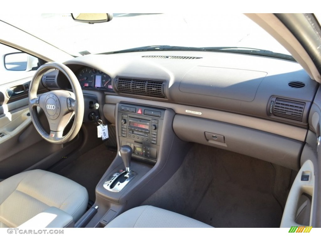 2001 A4 1.8T quattro Sedan - Casablanca White / Ecru/Onyx photo #12