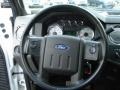 2008 Ford F250 Super Duty Ebony Interior Steering Wheel Photo