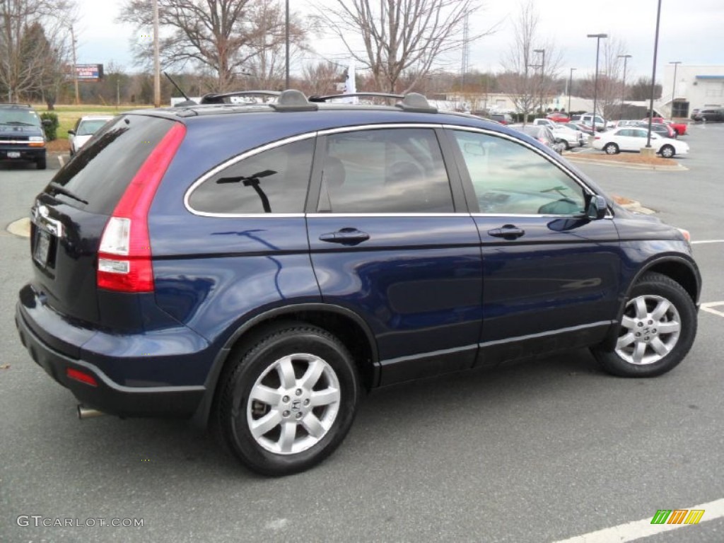 2008 CR-V EX-L 4WD - Royal Blue Pearl / Black photo #4