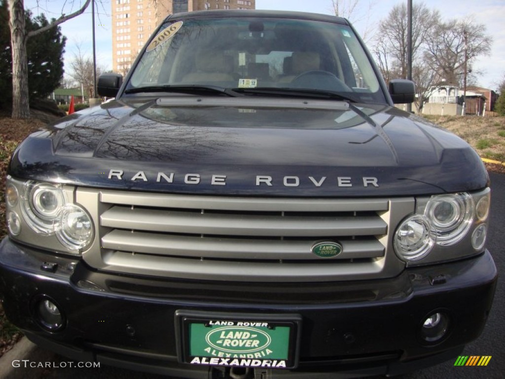 2006 Range Rover HSE - Buckingham Blue Metallic / Sand/Jet photo #9