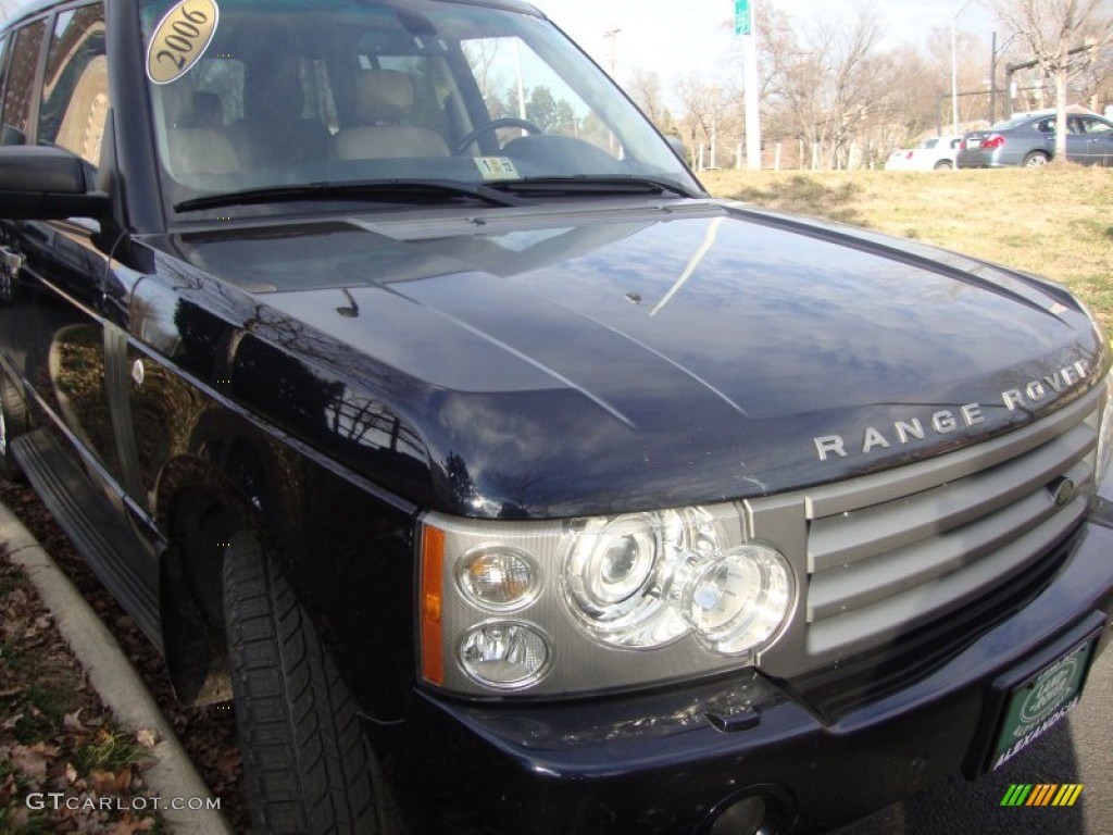 2006 Range Rover HSE - Buckingham Blue Metallic / Sand/Jet photo #10