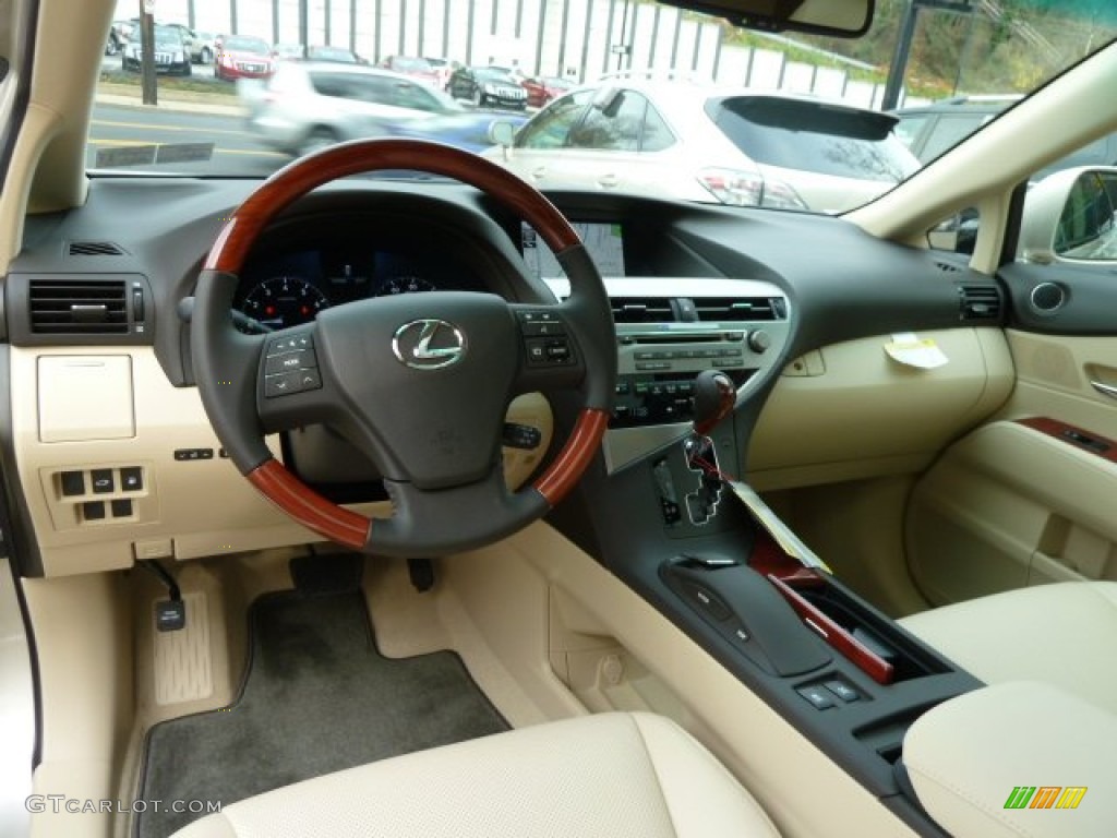 2012 Lexus RX 350 AWD Parchment Dashboard Photo #58918847