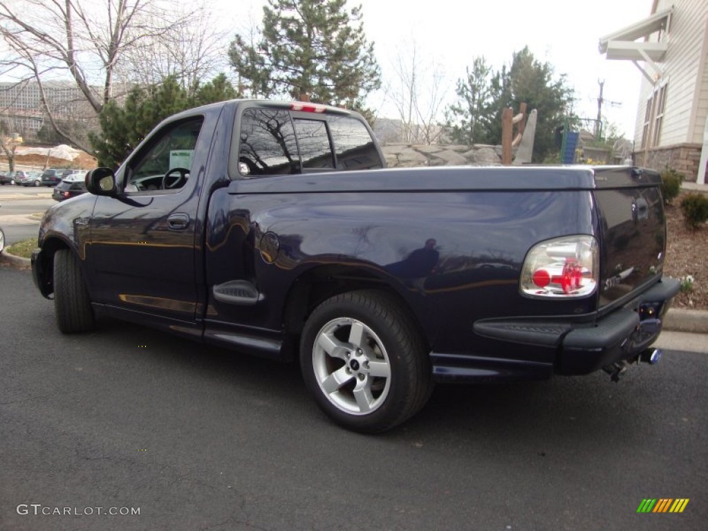 True Blue Metallic 2002 Ford F150 SVT Lightning Exterior Photo #58919291