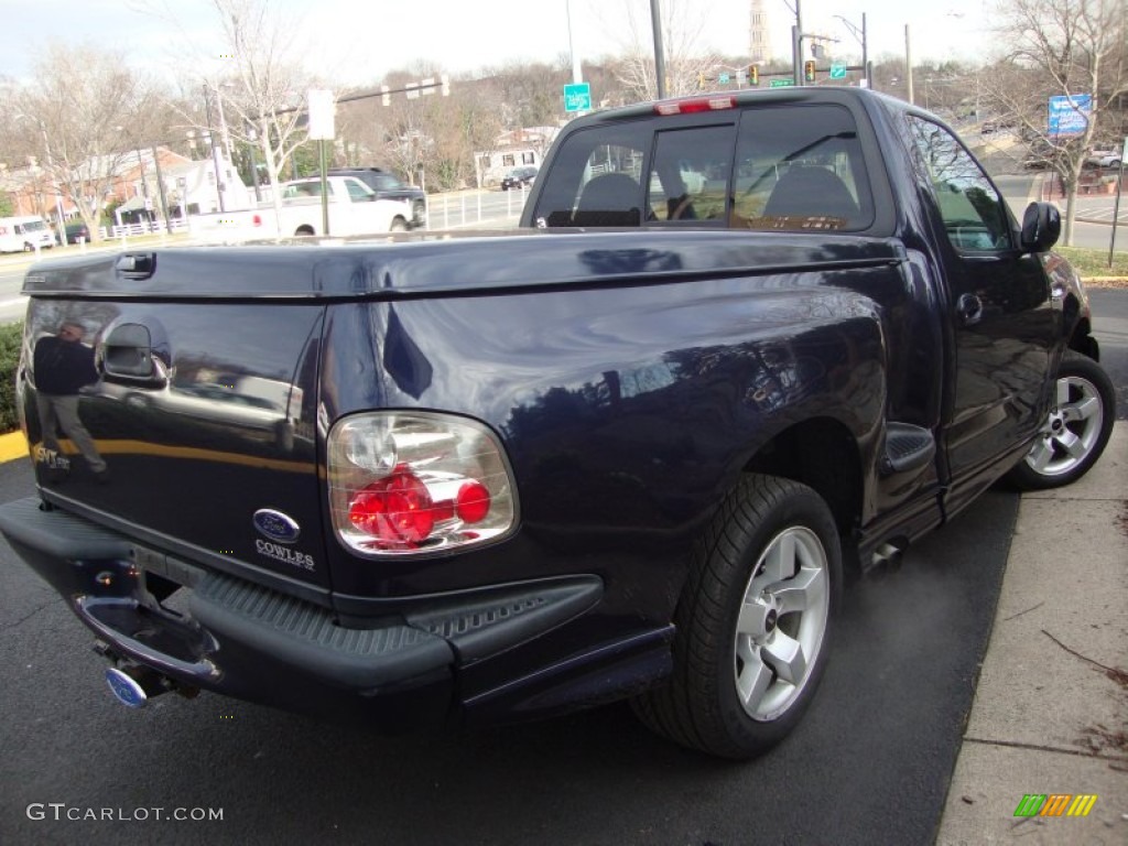 2002 F150 SVT Lightning - True Blue Metallic / SVT Medium Graphite photo #10