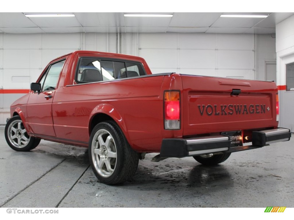 Red 1981 Volkswagen Rabbit Pickup Caddy Exterior Photo #58922066