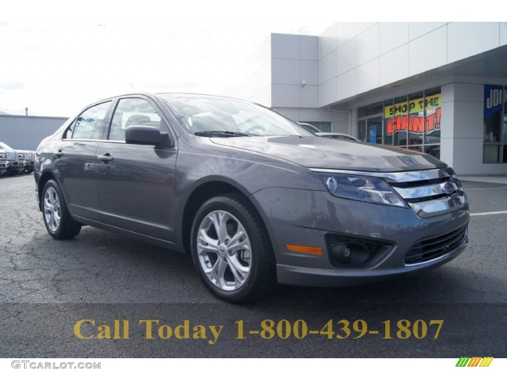 2012 Fusion SE V6 - Sterling Grey Metallic / Medium Light Stone photo #1