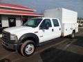 Oxford White - F550 Super Duty XL Crew Cab Utility Truck Photo No. 10