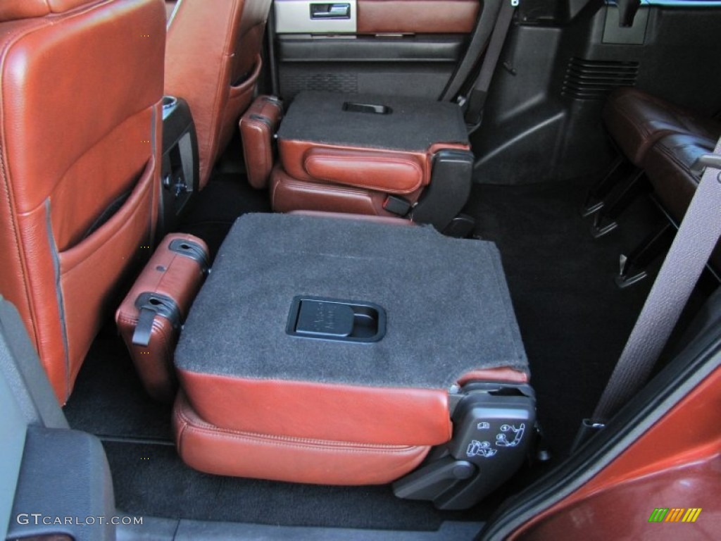 Charcoal Black/Chaparral Leather Interior 2008 Ford Expedition King Ranch 4x4 Photo #58923077
