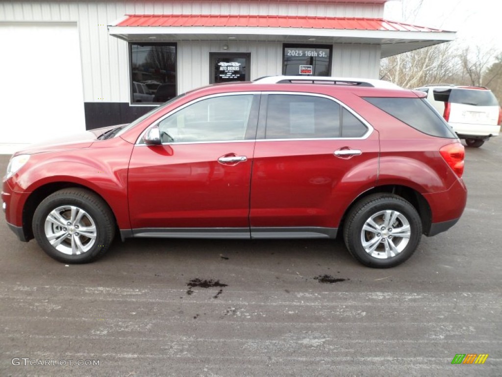 2010 Equinox LTZ AWD - Cardinal Red Metallic / Jet Black/Light Titanium photo #1