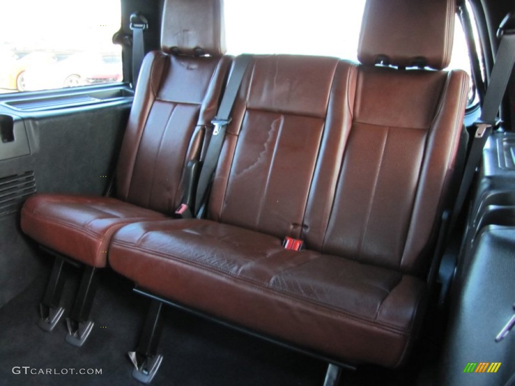 Charcoal Black/Chaparral Leather Interior 2008 Ford Expedition King Ranch 4x4 Photo #58923095