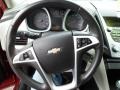 Jet Black/Light Titanium 2010 Chevrolet Equinox LTZ AWD Steering Wheel