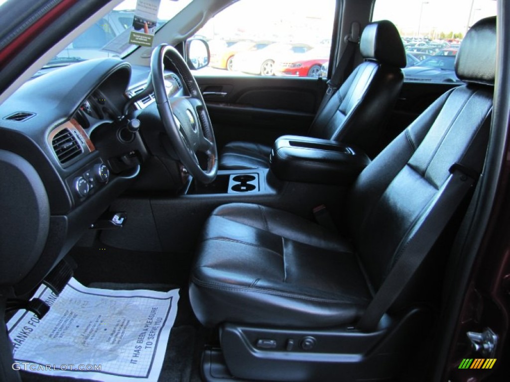 Ebony Interior 2007 Chevrolet Avalanche LTZ 4WD Photo #58923284