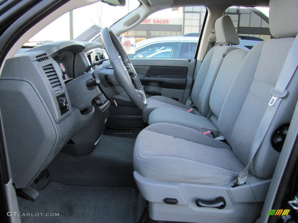 2007 Ram 1500 Sport Quad Cab 4x4 - Black / Medium Slate Gray photo #8