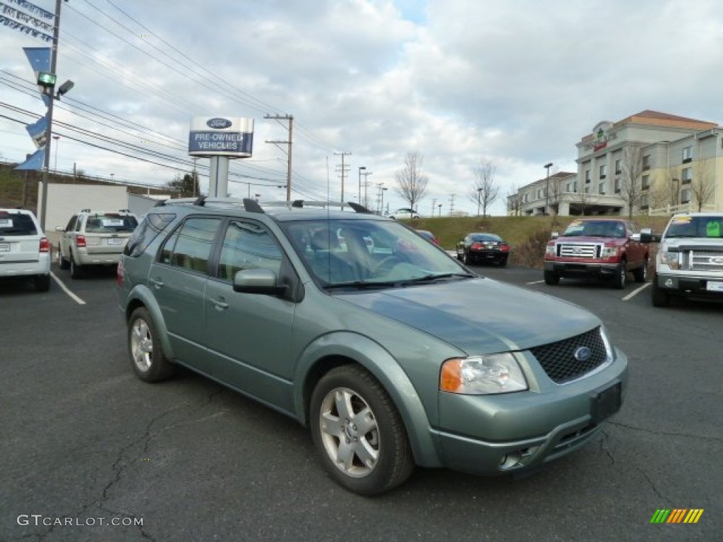 2005 Freestyle Limited AWD - Titanium Green Metallic / Pebble photo #1