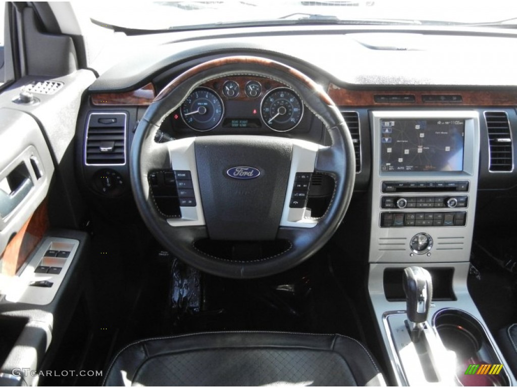 2011 Ford Flex Limited Charcoal Black Dashboard Photo #58924361