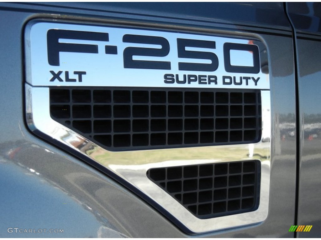 2010 F250 Super Duty XLT Crew Cab - Sterling Gray Metallic / Medium Stone photo #9