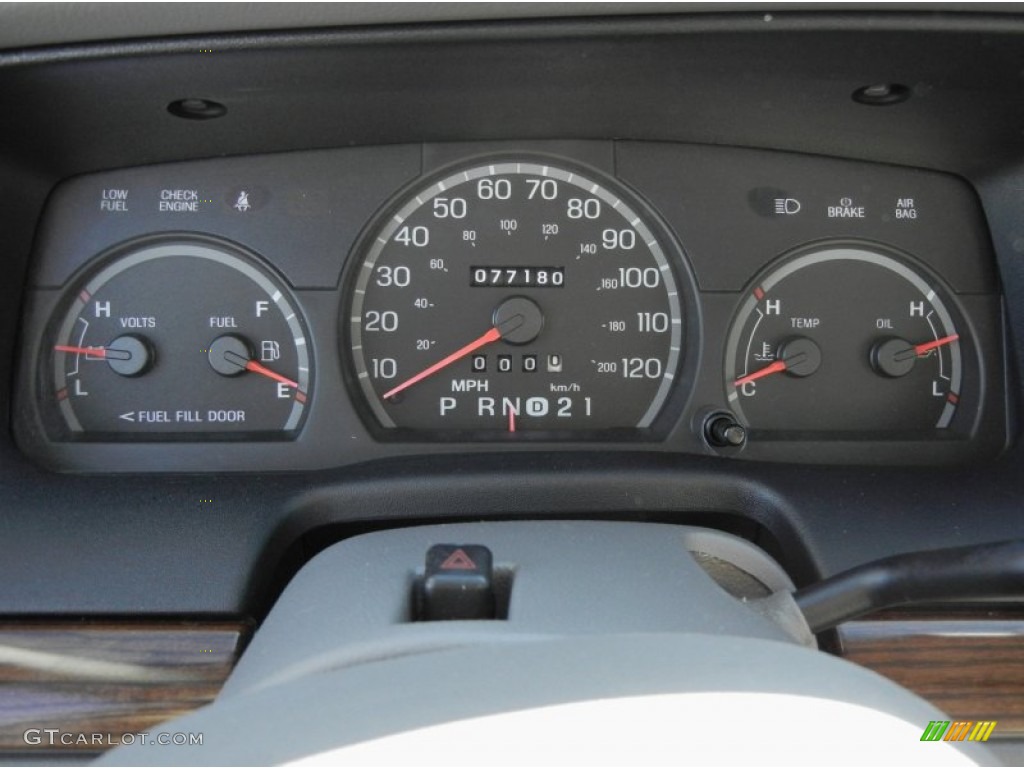 2001 Ford Crown Victoria LX Gauges Photo #58925120