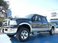 2005 Black Ford F250 Super Duty Lariat Crew Cab 4x4  photo #1