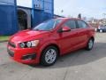 2012 Victory Red Chevrolet Sonic LT Sedan  photo #1