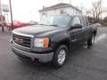 2008 Onyx Black GMC Sierra 1500 SLT Crew Cab 4x4  photo #3