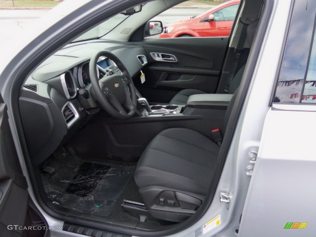Jet Black Interior 2012 Chevrolet Equinox LS AWD Photo #58930743