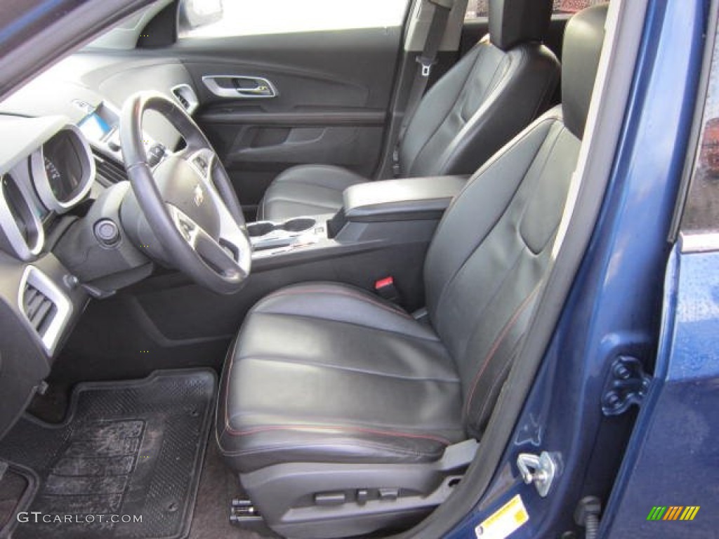 2010 Equinox LT AWD - Navy Blue Metallic / Jet Black photo #14