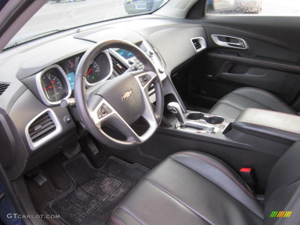 Jet Black Interior 2010 Chevrolet Equinox LT AWD Photo #58930815