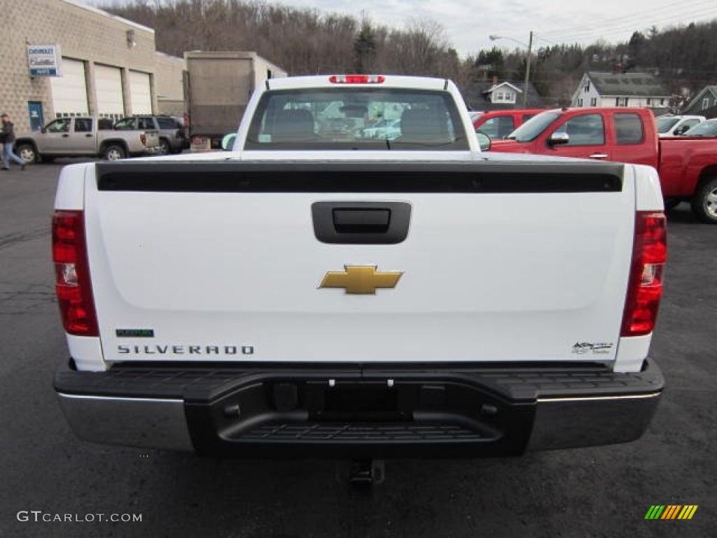 2012 Silverado 1500 Work Truck Regular Cab 4x4 - Summit White / Dark Titanium photo #6