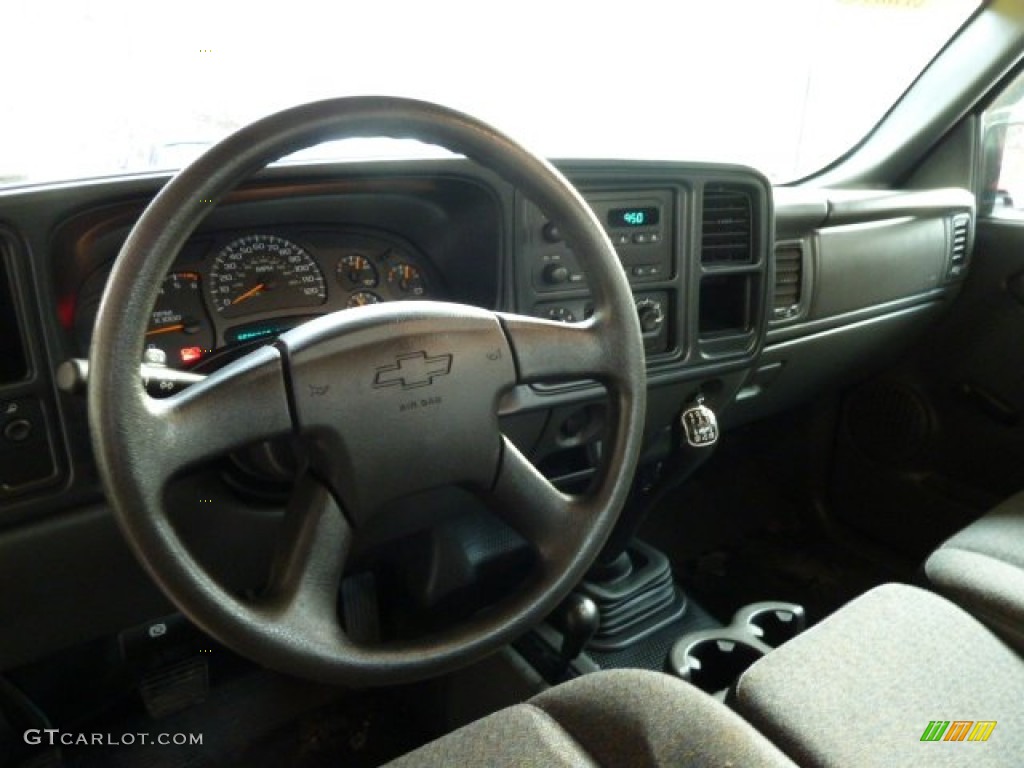 2005 Chevrolet Silverado 1500 Regular Cab 4x4 Dark Charcoal Dashboard Photo #58931409