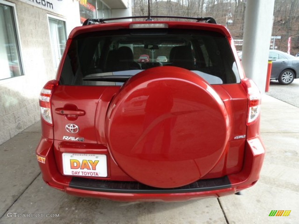 2011 RAV4 Limited 4WD - Barcelona Red Metallic / Ash photo #3