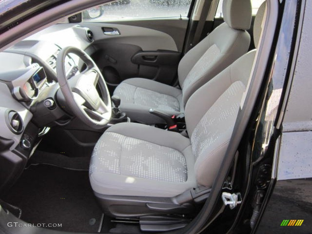 Jet Black/Dark Titanium Interior 2012 Chevrolet Sonic LS Hatch Photo #58931706