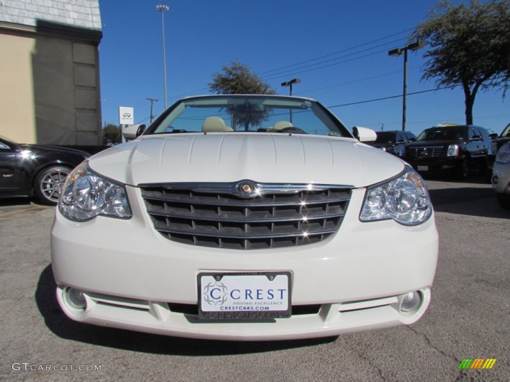 2008 Sebring Limited Hardtop Convertible - Stone White / Medium Pebble Beige/Cream photo #6