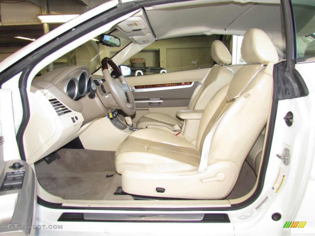 2008 Sebring Limited Hardtop Convertible - Stone White / Medium Pebble Beige/Cream photo #8
