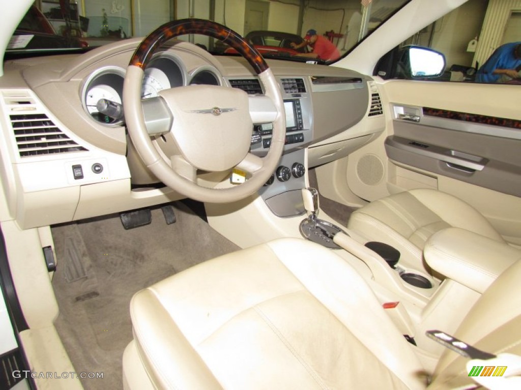 2008 Sebring Limited Hardtop Convertible - Stone White / Medium Pebble Beige/Cream photo #13