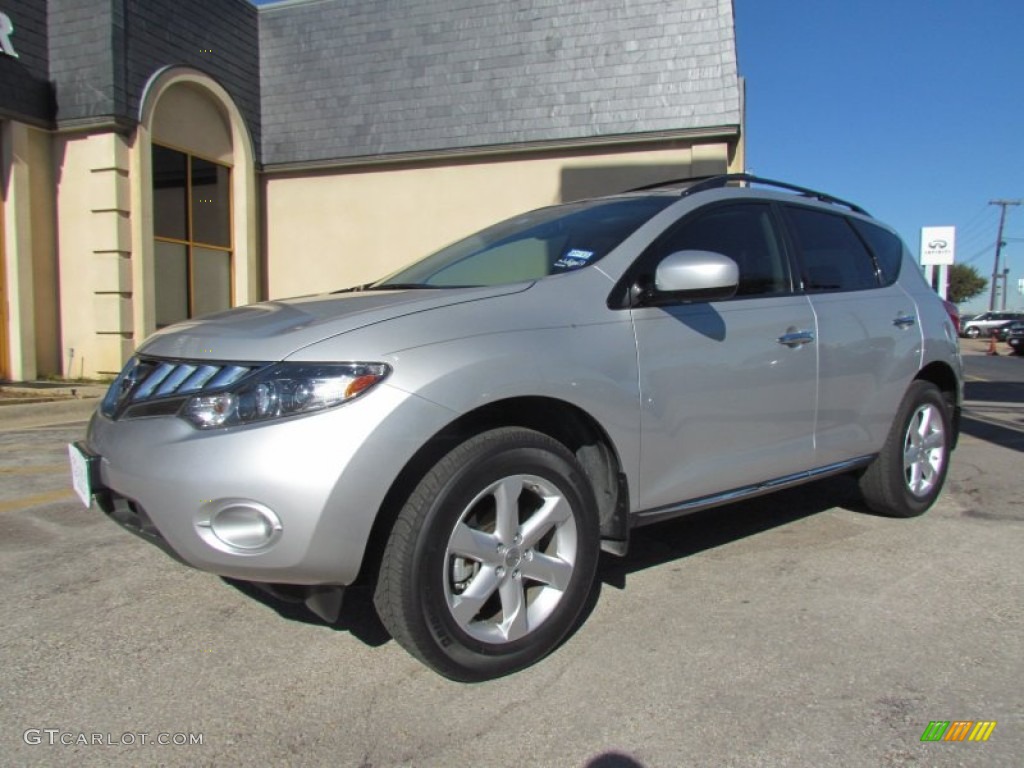 2010 Murano SL - Brilliant Silver Metallic / Black photo #7