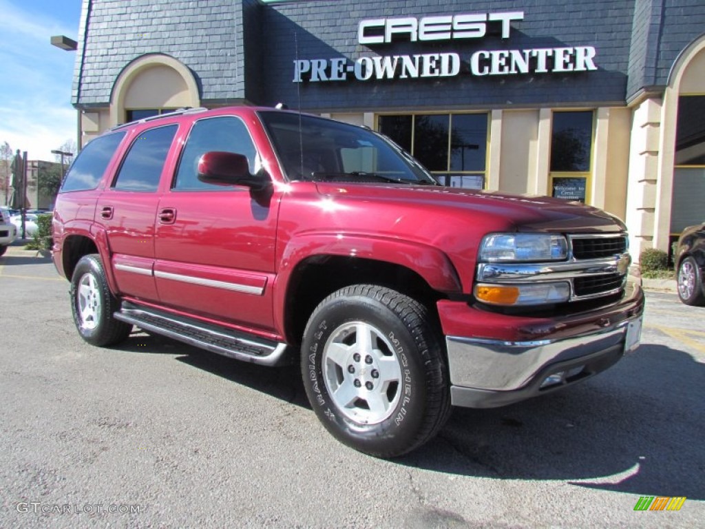 2004 Tahoe LT - Sport Red Metallic / Tan/Neutral photo #5