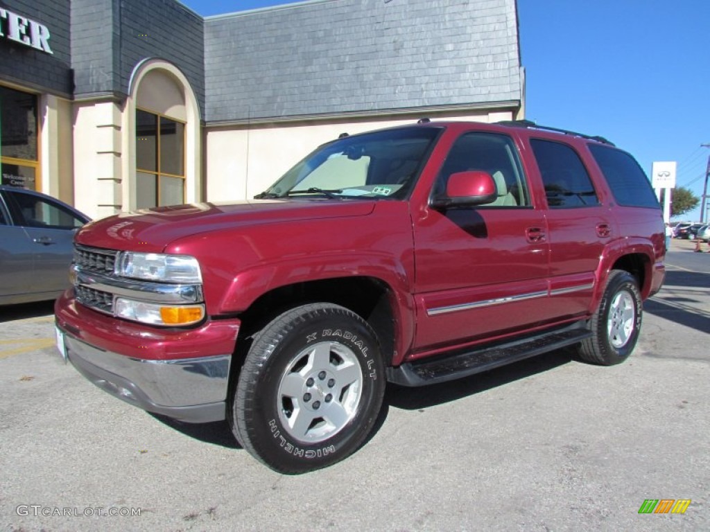 2004 Tahoe LT - Sport Red Metallic / Tan/Neutral photo #7