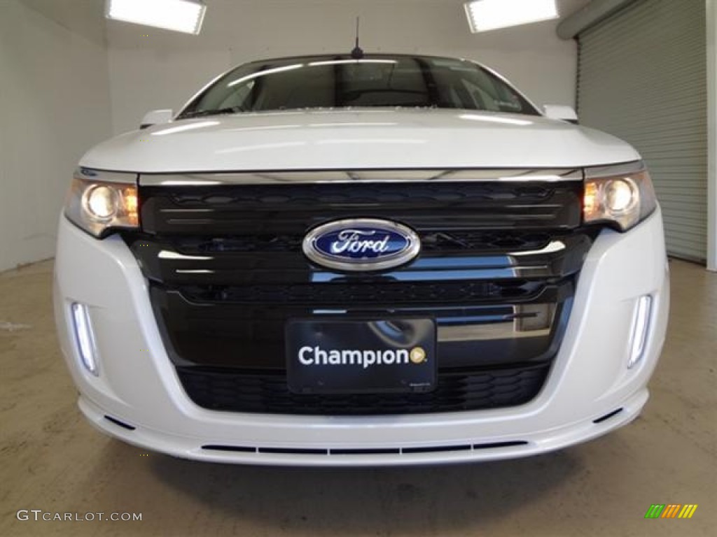 2012 Edge Sport - White Platinum Metallic Tri-Coat / Charcoal Black/Silver Smoke Metallic photo #2
