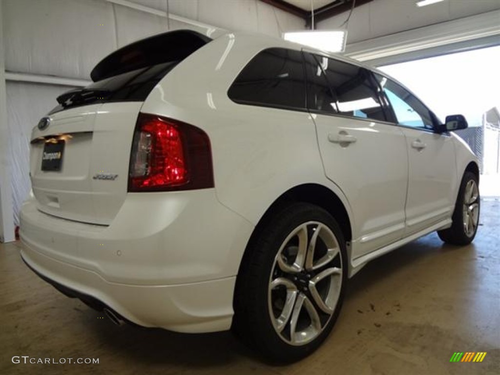 2012 Edge Sport - White Platinum Metallic Tri-Coat / Charcoal Black/Silver Smoke Metallic photo #4