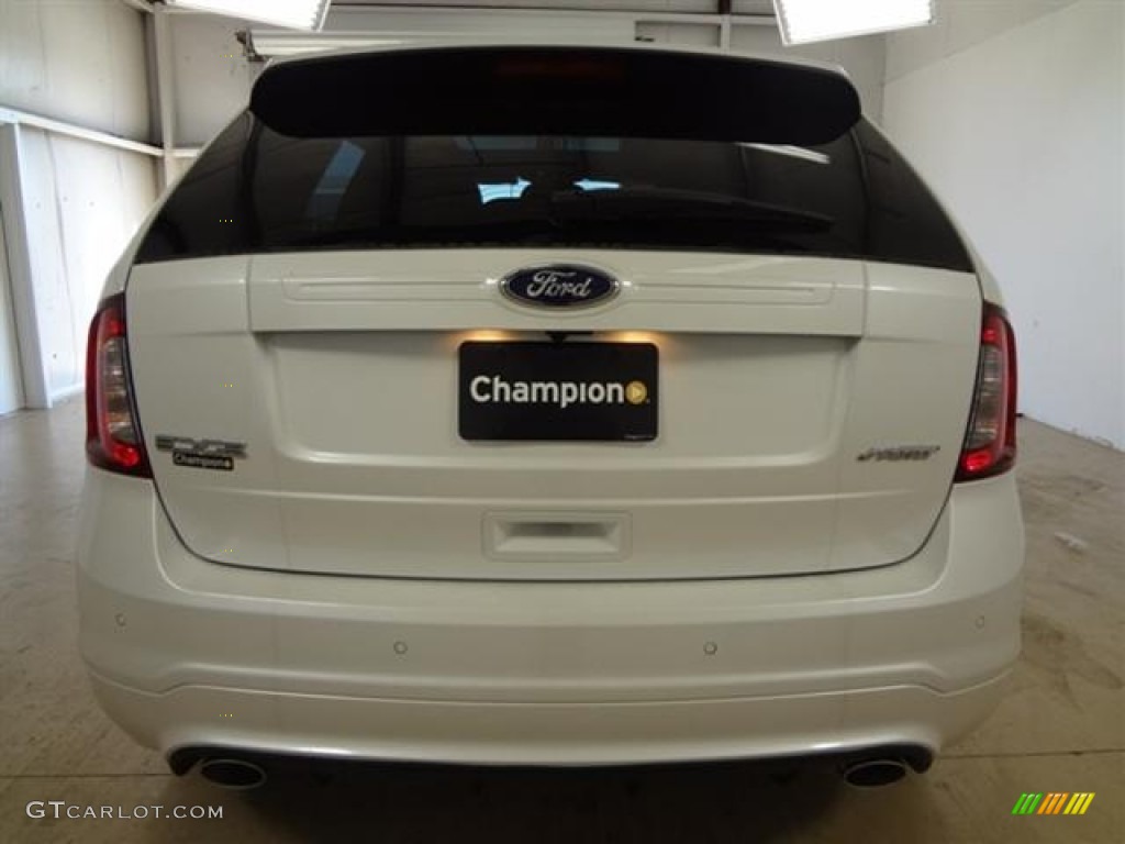 2012 Edge Sport - White Platinum Metallic Tri-Coat / Charcoal Black/Silver Smoke Metallic photo #5