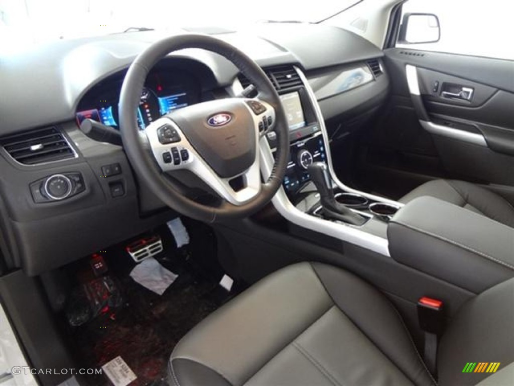 Charcoal Black/Silver Smoke Metallic Interior 2012 Ford Edge Sport Photo #58933842
