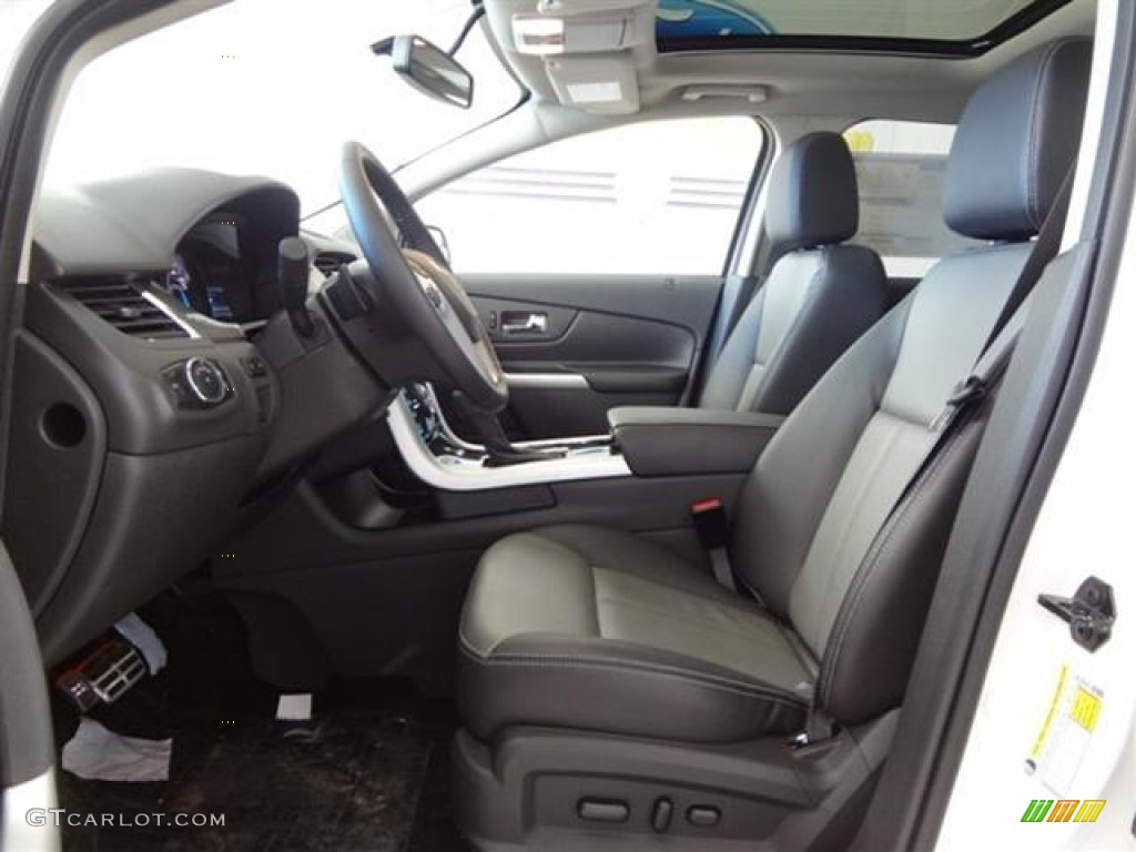 Charcoal Black/Silver Smoke Metallic Interior 2012 Ford Edge Sport Photo #58933848