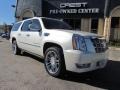 White Diamond Tricoat - Escalade ESV Platinum Photo No. 5