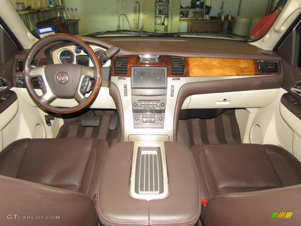 2011 Cadillac Escalade ESV Platinum Cocoa/Light Linen Tehama Leather Dashboard Photo #58934490